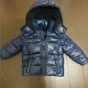 S13 Downhill Blue Puffer Jacket with Hood